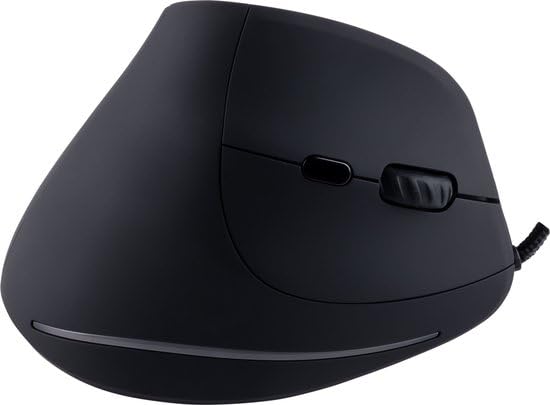 Ergonomische Falcon-Computermaus mit Kabel für Rechtshänder, USB-Kabel 170 cm, Bewegungsfreiheit, hohe Auflösung, anpassbare DPI, ergonomisches Handshake-Design reduziert Schmerzen im Handgelenk Bild 2
