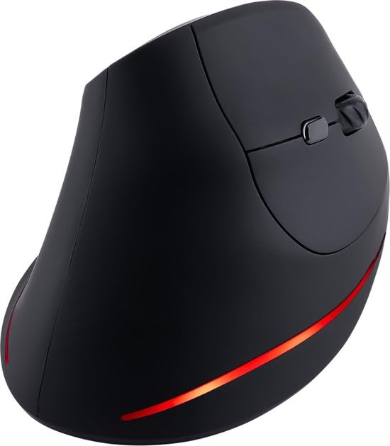 Ergonomische Falcon-Computermaus mit Kabel für Rechtshänder, USB-Kabel 170 cm, Bewegungsfreiheit, hohe Auflösung, anpassbare DPI, ergonomisches Handshake-Design reduziert Schmerzen im Handgelenk Bild 4