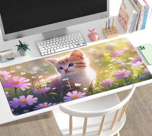 Mauspad Gaming Groß 900x500x4mm Tier XXL Mousepad Groß Wassxerdicht Tischunterlage Speed Gaming Maus Tastatur Matte PC Laptop rutschfeste Gummibasis Mouse Mat für Office Home Gamer J-20 Bild 2