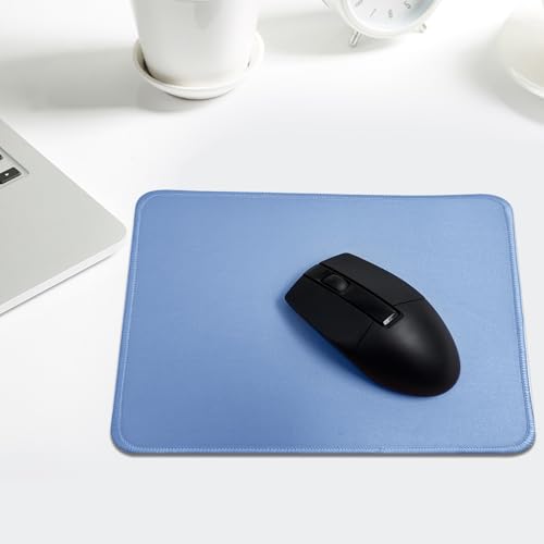 Generic Mauspad mit rutschfester Gummiunterseite, leicht gleitendes Computer-Mauspad, auslaufsichere Oberfläche, Blaugrau Bild 1