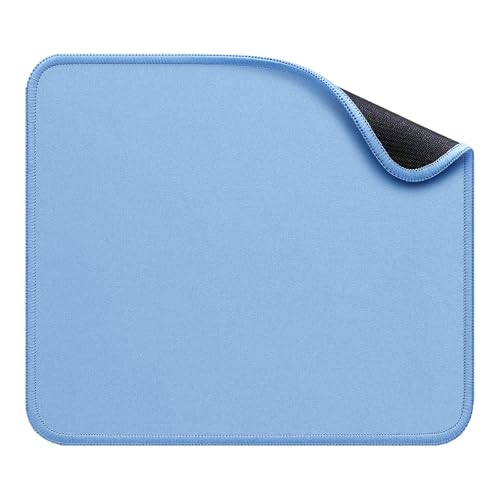 Generic Mauspad mit rutschfester Gummiunterseite, leicht gleitendes Computer-Mauspad, auslaufsichere Oberfläche, Blaugrau Bild 6