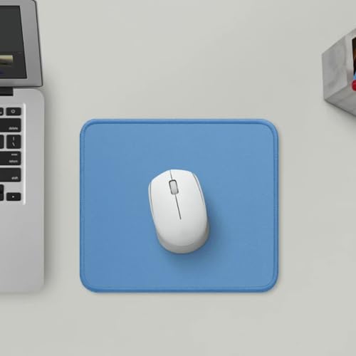 Generic Mauspad mit rutschfester Gummiunterseite, leicht gleitendes Computer-Mauspad, auslaufsichere Oberfläche, Blaugrau Bild 7