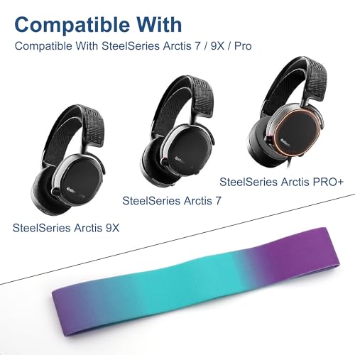 Arctis 7 Stoff-Kopfband-Ersatz-Kopfband-Oberteil, Kissenhülle, kompatibel mit SteelSeries Arctis 7 / Arctis 9X / Arctis Pro verlustfreie kabellose Gaming-Kopfhörer, Ersatzband, Reparaturteil Bild 7