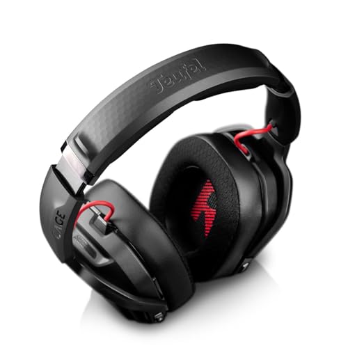 Teufel CAGE PRO Wireless Gaming Headset Kabellos Bluetooth mit integrierte Mikrofon, Akkulaufzeit 68 Std, 7.1 Virtual Surround Sound DTS X V2, USB, für PC, PS5, Xbox, Handy - schwarz Bild 2