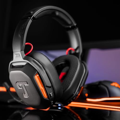Teufel CAGE PRO Wireless Gaming Headset Kabellos Bluetooth mit integrierte Mikrofon, Akkulaufzeit 68 Std, 7.1 Virtual Surround Sound DTS X V2, USB, für PC, PS5, Xbox, Handy - schwarz Bild 5
