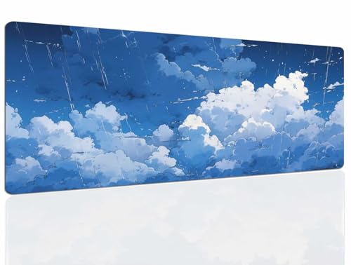 Mauspad Cloud Gaming Mousepad XXL Mauspad Gaming 1400x700, Mousepads Wasserdicht Mauspads Anti-Rutsch, Schreibtischunterlage Mousepad Groß Mouse Maus Pad Mat, Gaming Desk Pad, Büro Deskmat 248 Bild 1