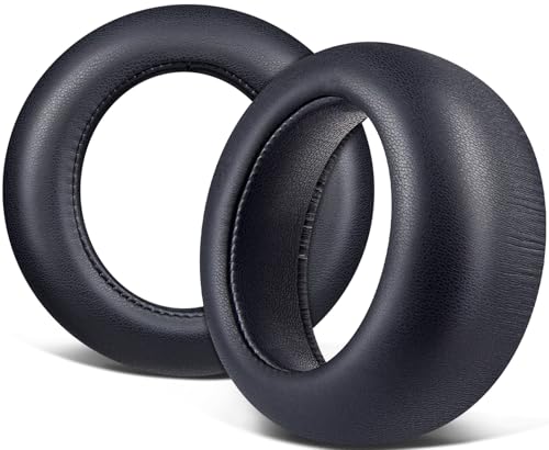 SOULWIT Ersatz Ohrpolster für Sony Playstation PS5 Pulse Elite Wireless Kopfhörern, Ersatzpolster mit weicherem Protein-Leder, Geräuschisolierendem Schaum Bild 1
