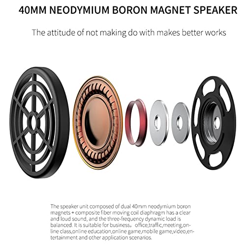 Bass Stereo Over-Ear-Gaming-Headset, kabelgebunden, 3,5 mm, Kopfhörer mit Mikrofon für Kinder, Violett/Weiß (lila) Bild 6
