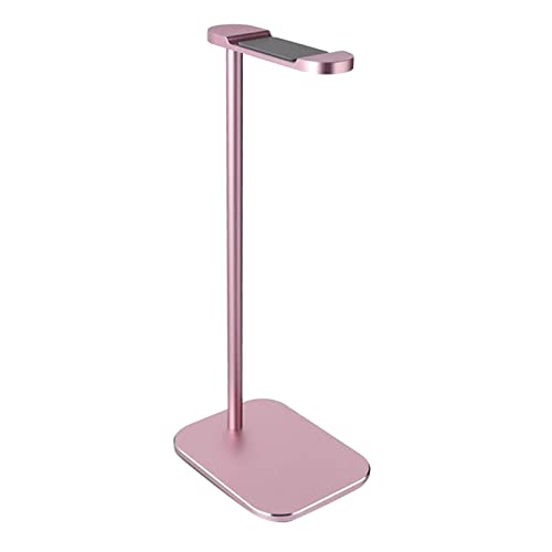 Kopfhörer-Ständer, Aluminium-Legierung, Gaming-Headset-Halterung, Desktop-montiert, Headset-Halter, Unterstützung für die meisten Kopfhörergrößen, Roségold/Schwarz (Roségold) Bild 1