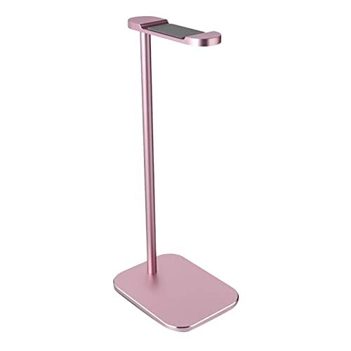 Kopfhörer-Ständer, Aluminium-Legierung, Gaming-Headset-Halterung, Desktop-montiert, Headset-Halter, Unterstützung für die meisten Kopfhörergrößen, Roségold/Schwarz (Roségold) Bild 3