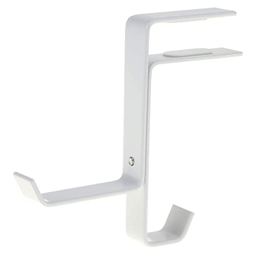 Kopfhörerständer, Aufhänger für Kopfhörer, Headset-Halter, Gaming-Headset-Ständer – Weiß/Schwarz (Weiß) Bild 2