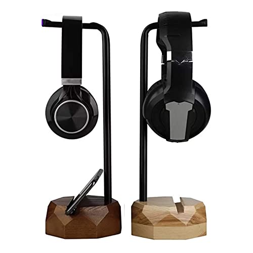 Holz-Headset-Halter, Kopfhörer-Aufhänger für Gaming-Headsets, DJ-Studio-Kopfhörer, Desktop-Kopfhörer-Ständer für/Akg -K Farbe/helle Farbe Bild 5
