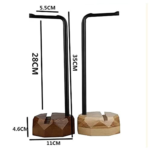 Holz-Headset-Halter, Kopfhörer-Aufhänger für Gaming-Headsets, DJ-Studio-Kopfhörer, Desktop-Kopfhörer-Ständer für/Akg -K Farbe/helle Farbe Bild 6