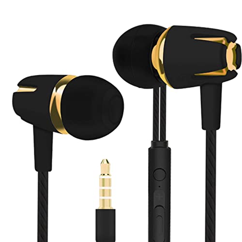 Phones Kabelgebundene Kopfhörer, kabelgebundene Ohrhörer, Headset für Laufen, Gaming, Übungen, Schwarz / Blau Upgrade (schwarzes Upgrade) Bild 5