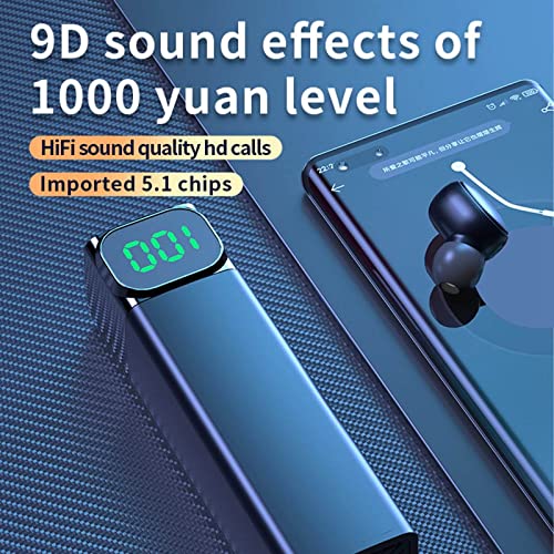 Kabellose 5.1-Stereo-In-Ear-Gaming-Ohrhörer, Headset, Touch-Steuerung, integriertes Mikrofon für Laufen, Sport, Digitalanzeige Bild 5