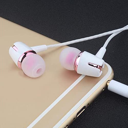 Phones Kabelgebundene Kopfhörer, kabelgebundene Ohrhörer, Headset für Laufen, Gaming, Übungen, Rose Red Upgrade/Schwarz Blau Normal (Schwarz Blau Upgrade) Bild 5