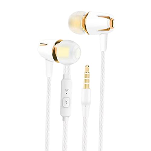 Phones Kabelgebundene Kopfhörer, kabelgebundene Ohrhörer, Headset für Laufen, Gaming, Training, Schwarz / Normal (Golden Normal) Bild 1