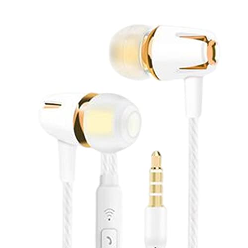 Phones Kabelgebundene Kopfhörer, kabelgebundene Ohrhörer, Headset für Laufen, Gaming, Training, Schwarz / Normal (Golden Normal) Bild 5
