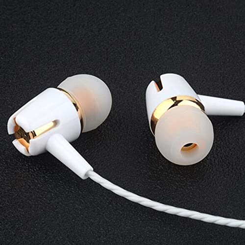 Phones Kabelgebundene Kopfhörer, kabelgebundene Ohrhörer, Headset für Laufen, Gaming, Training, Schwarz / Normal (Golden Normal) Bild 7