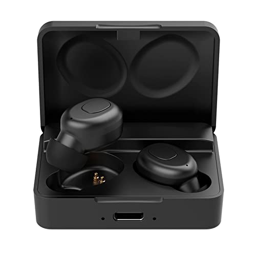 Kabellose Gaming-Ohrhörer, 12,7 cm (5 Zoll), niedrige Latenz, Gaming-Kopfhörer, Headset, Touch-Steuerung, mit Mikrofon, wasserdicht, Schwarz, 56 x 40 x 20 mm, 56 x 40 x 20 mm (Schwarz, 56 x 40 Bild 1