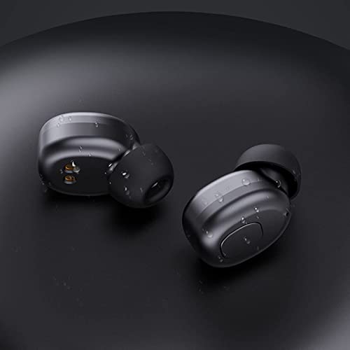 Kabellose Gaming-Ohrhörer, 12,7 cm (5 Zoll), niedrige Latenz, Gaming-Kopfhörer, Headset, Touch-Steuerung, mit Mikrofon, wasserdicht, Schwarz, 56 x 40 x 20 mm, 56 x 40 x 20 mm (Schwarz, 56 x 40 Bild 6