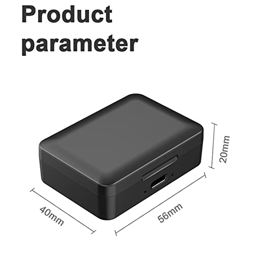Kabellose Gaming-Ohrhörer, 12,7 cm (5 Zoll), niedrige Latenz, Gaming-Kopfhörer, Headset, Touch-Steuerung, mit Mikrofon, wasserdicht, Schwarz, 56 x 40 x 20 mm, 56 x 40 x 20 mm (Schwarz, 56 x 40 Bild 7