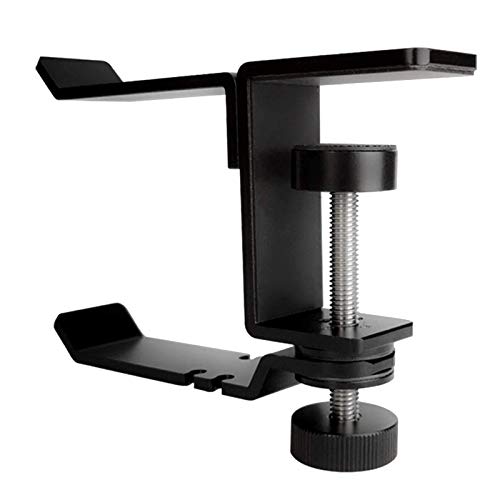 Doppel-PC-Gaming-Headset-Kopfhörer-Haken-Halter, Aufhänger, Kopfhörer-Ständer mit verstellbarer Klemme unter dem Schreibtisch, Clip-Organizer Bild 1