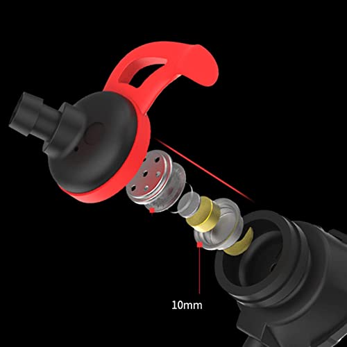 Gaming-In-Ear-Headset, Inline-Steuerung, leicht, kabelgebunden, Gaming-Ohrhörer für Laptop-Spiele – G9 Schwarz / Rot / G9 Schwarz Grün (G6 Schwarz Grün) Bild 6