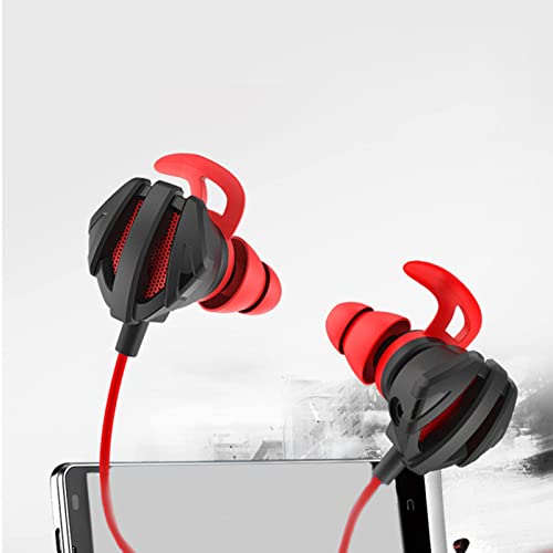 Gaming-In-Ear-Headset, Inline-Steuerung, leicht, kabelgebunden, Gaming-Ohrhörer für Laptop-Spiele – G9 Schwarz / Rot / G9 Schwarz Grün (G6 Schwarz Grün) Bild 7