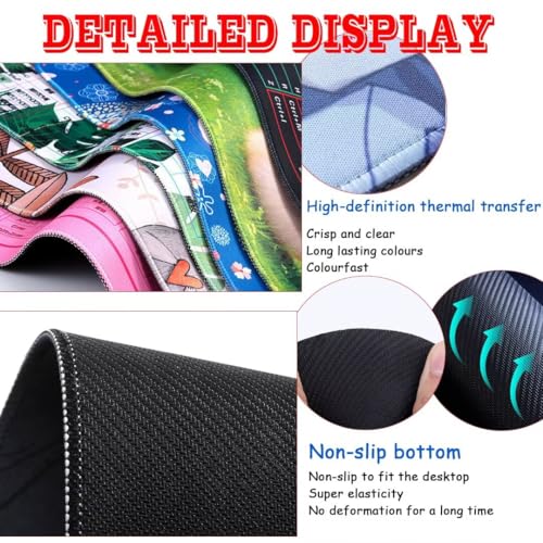 Mauspad Anthracite Gaming Mousepad XXL Mauspad Gaming 900x600, Mousepads Wasserdicht Mauspads Anti-Rutsch, Schreibtischunterlage Mousepad Groß Mouse Maus Pad Mat, Gaming Desk Pad, Büro Deskmat 323 Bild 3