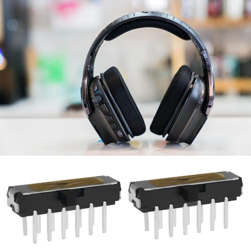 Ersatzschalter für Kopfhörer, Ein-/Ausschalter, kompatibel mit Logitech G933 Gaming-Headset G633 G935 G635, 2 Stück Bild 2