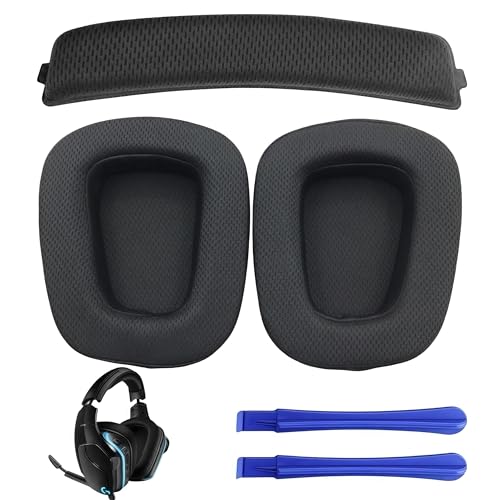 2er-Pack Ohrpolster, Kühlgel-Ersatz-Pads für G533 G35 G930 G933 G933S G935 G633 G633S G635 G533 G430 G431 G432 G433 Gaming Headset, Ohrpolster für G332 G230 G231 G233 Bild 1