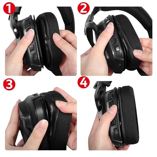2er-Pack Ohrpolster, Kühlgel-Ersatz-Pads für G533 G35 G930 G933 G933S G935 G633 G633S G635 G533 G430 G431 G432 G433 Gaming Headset, Ohrpolster für G332 G230 G231 G233 Bild 5
