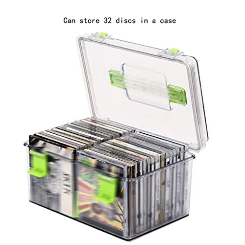 Record Storage Shelf/Holder Plastic Storage,Holds DVD's,Video Games PS4 Gaming Accessories,Headset- Clear DVD/CD Rack Bild 5