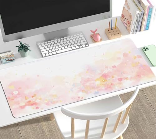 Mauspad Gaming Groß 900x500x4mm Fashions XXL Mousepad Groß Wassxerdicht Tischunterlage Speed Gaming Maus Tastatur Matte PC Laptop rutschfeste Gummibasis Mouse Mat für Office Home Gamer J-340 Bild 2