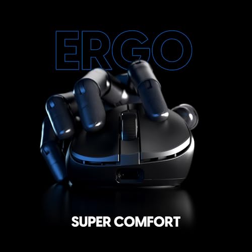 Pulsar Gaming Gears Xlite v4 Kabellose Gaming-Maus, Ultraleicht, 54 g, ergonomisch, optischer Schalter, 32000 DPI, 750 IPS, XS-1-Sensor, 8K-kompatibel (Mini, Schwarz) Bild 5