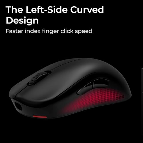 BenQ Zowie U2-DW 4K Wireless Mouse for Esports, Sports Science, 4K Enhanced Receiver, 60g, Symmetric, Driverless, 3950 Sensor, 4K Polling Rate Bild 5
