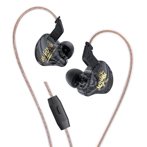 Yinyoo KBEAR MONKIE K01 Kabelgebundene Gaming Ohrhörer, 1DD Leichter Gaming-In-Ear-Monitor mit 3,5-mm-Stecker, HiFi Immersive Bass In Ear-Kopfhörer Kompatibel mit Xbox/PS5/PC/Switch Bild 1
