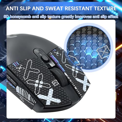 Mouse Grip Tape kompatibel mit G Pro Wireless X Superlight Gaming Mouse, Verbessert die Griffigkeit und Kontrolle für ultimative Präzision und Komfort beim Gaming Bild 4