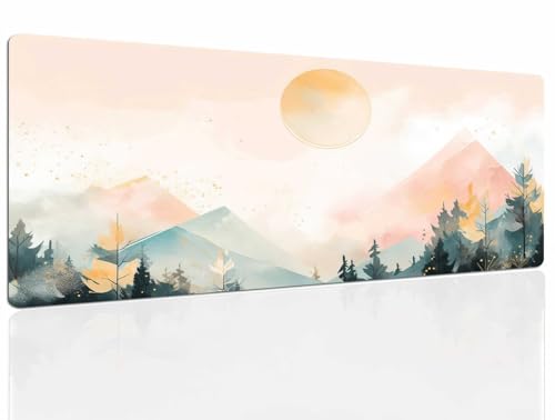 Mauspad Landscape Gaming Mousepad XXL Mauspad Gaming 1200x600, Mousepads Wasserdicht Mauspads Anti-Rutsch, Schreibtischunterlage Mousepad Groß Mouse Maus Pad Mat, Gaming Desk Pad, Büro Deskmat 593 Bild 1