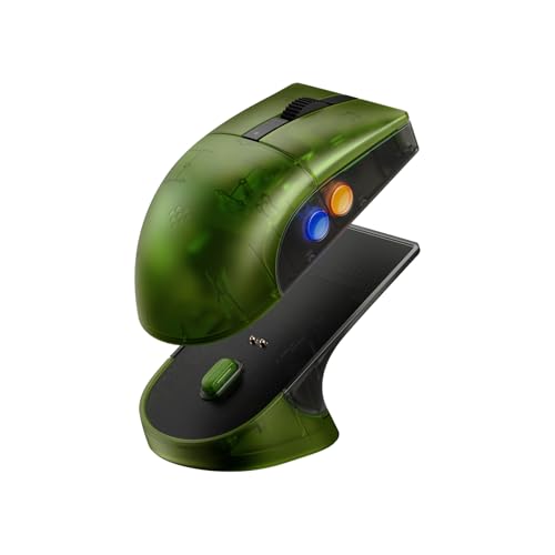 8BitDo Retro R8 Mouse with PAW 3395 Optical Sensor DPI 26K, Wireless 4K Polling Mouse with Charging Dock, Programmable Buttons, and Kailh Sword GM X Micro Switches - Xbox Edition(Officially Licensed) Bild 2