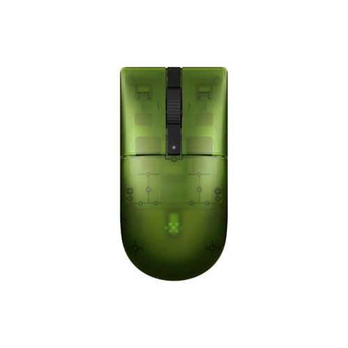 8BitDo Retro R8 Mouse with PAW 3395 Optical Sensor DPI 26K, Wireless 4K Polling Mouse with Charging Dock, Programmable Buttons, and Kailh Sword GM X Micro Switches - Xbox Edition(Officially Licensed) Bild 4