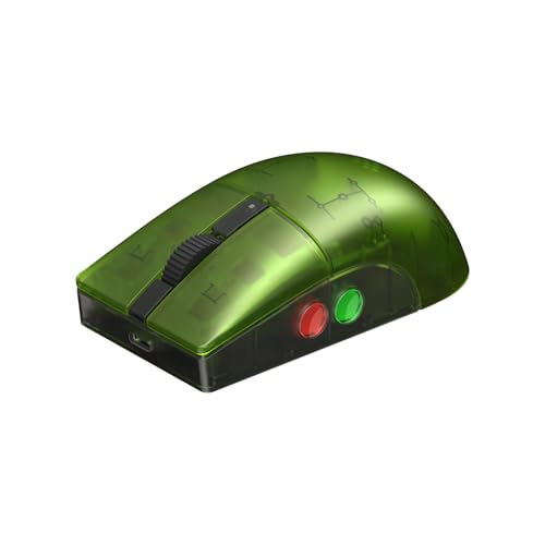 8BitDo Retro R8 Mouse with PAW 3395 Optical Sensor DPI 26K, Wireless 4K Polling Mouse with Charging Dock, Programmable Buttons, and Kailh Sword GM X Micro Switches - Xbox Edition(Officially Licensed) Bild 5