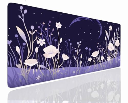 Mauspad Gaming Groß 1200x600x4mm Grass XXL Mousepad Groß Wassxerdicht Tischunterlage Speed Gaming Maus Tastatur Matte PC Laptop rutschfeste Gummibasis Mouse Mat für Office Home Gamer J-484 Bild 1