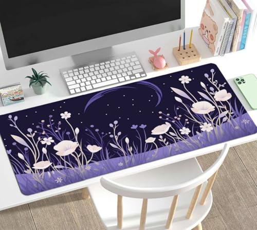 Mauspad Gaming Groß 1200x600x4mm Grass XXL Mousepad Groß Wassxerdicht Tischunterlage Speed Gaming Maus Tastatur Matte PC Laptop rutschfeste Gummibasis Mouse Mat für Office Home Gamer J-484 Bild 2