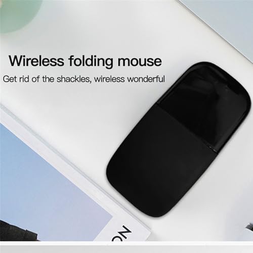 Bluetooth Arc Mouse, Touch Scroll Faltbare Ergonomische Mäuse, Ultra Slim Wireless Arc Mouse für XP 7 8 10 für OS X PC Laptop Bild 4