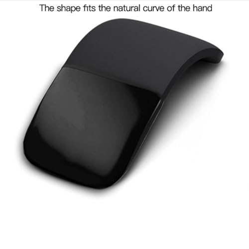 Bluetooth Arc Mouse, Touch Scroll Faltbare Ergonomische Mäuse, Ultra Slim Wireless Arc Mouse für XP 7 8 10 für OS X PC Laptop Bild 5