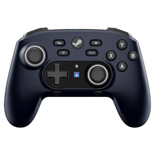 HORI Wireless HORIPAD Pro for Steam (Midnight Black) - Pro Controller Designed for Steam Bild 1