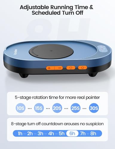 Vaydeer M4 Ultra Mausbeweger mit App-Steuerung – Leiser Mouse Jiggler mit Timer & LED-Display – Plug & Play, Treiberfrei, für Homeoffice, Remote Work, Gaming & Präsentationen Bild 5