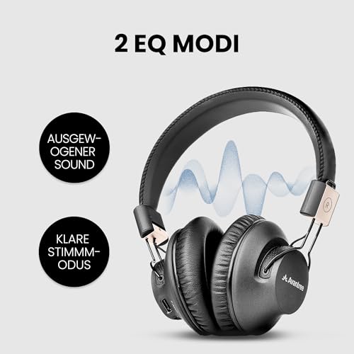 Avantree Quartet 2 – Bluetooth-kompatibles kabelloses Gruppenhörsystem mit Kopfhörern & Sender für Partys, Silent Discos, TV – Mehrere Kopfhörer mit niedriger Latenz & klarem Sound Bild 6